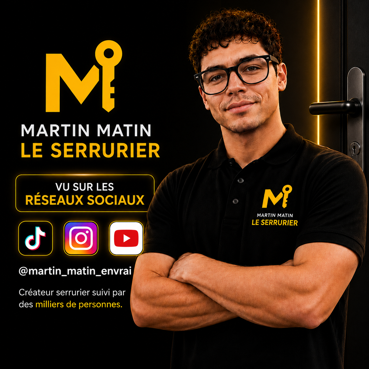 Martin Matin, artisan serrurier à Bordeaux